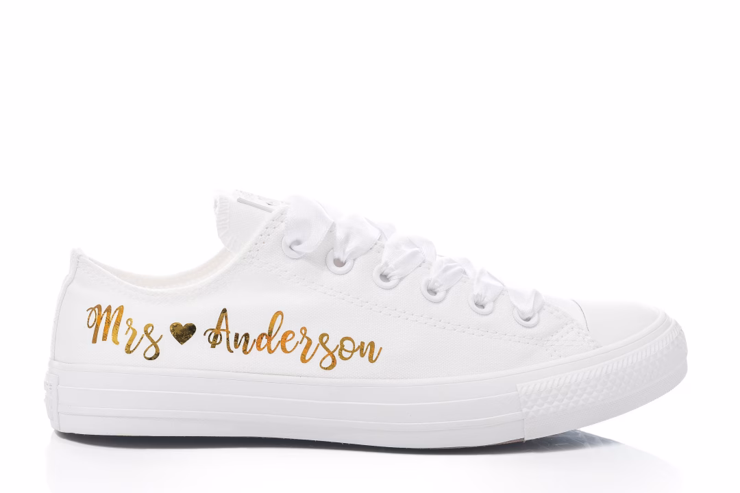 Converse en feuille d’or