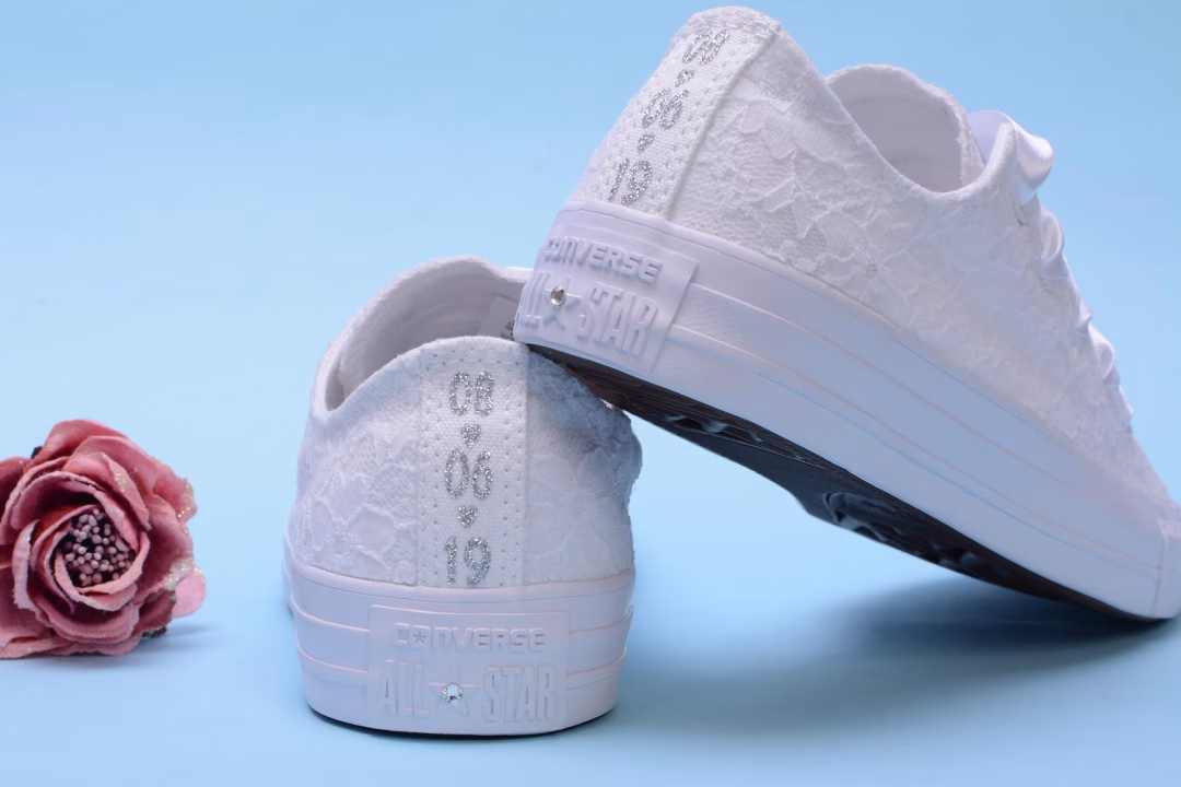 chaussures Converse mariée