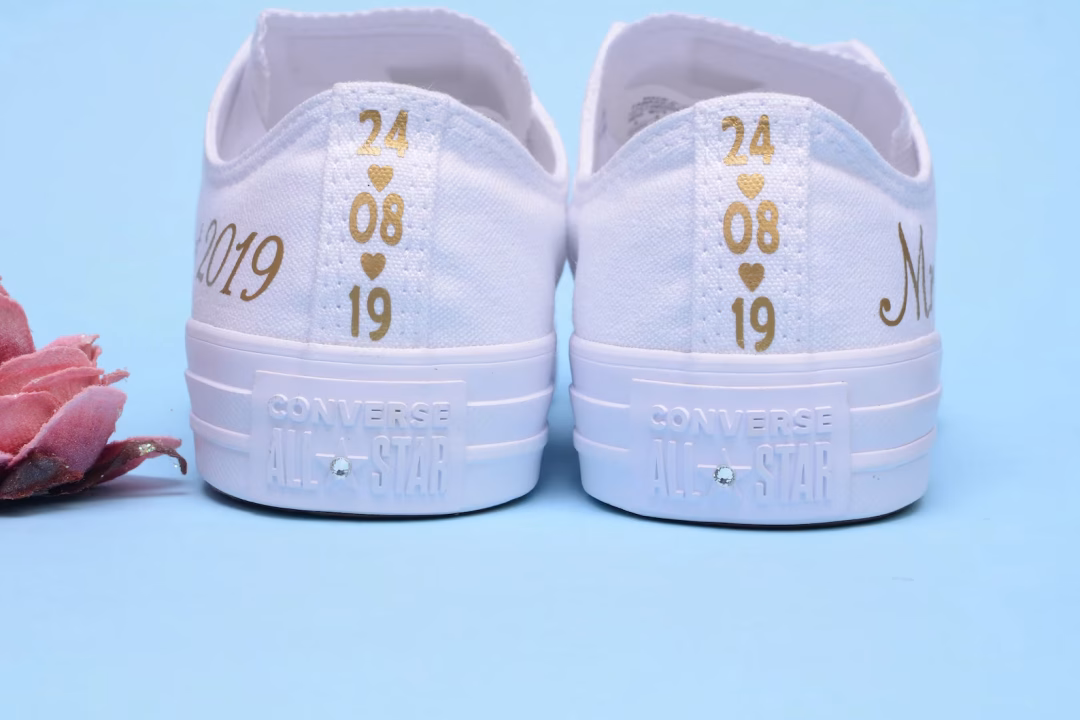 converse personnalisés pour mariage
