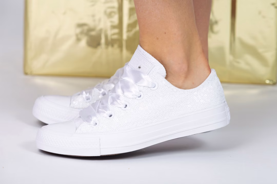 White Trainers For Bride
