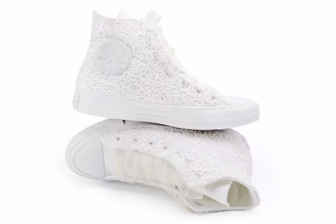 Chaussures de mariage sans effort avec une touche