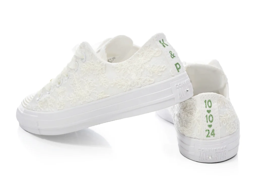 Baskets de mariage romantiques avec détails en dentelle, blanc, ivoire, champagne – Lovin Bridal