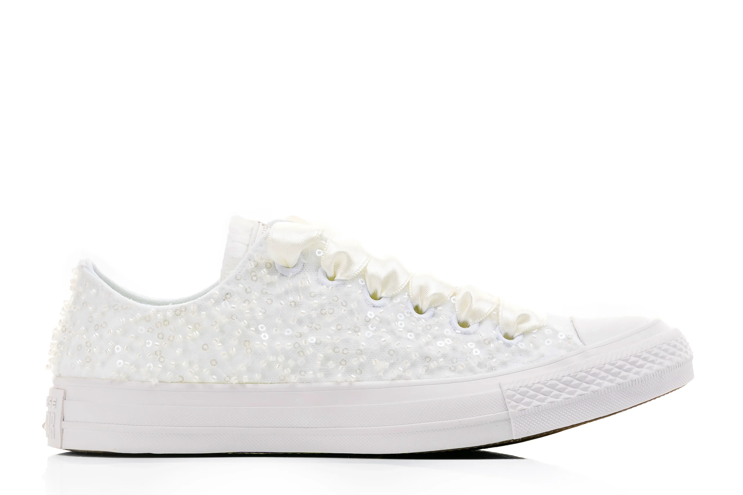 622 (1) Mocassins de mariage en dentelle, chaussures de mariée minimalistes, ivoire – Lovin Bridal