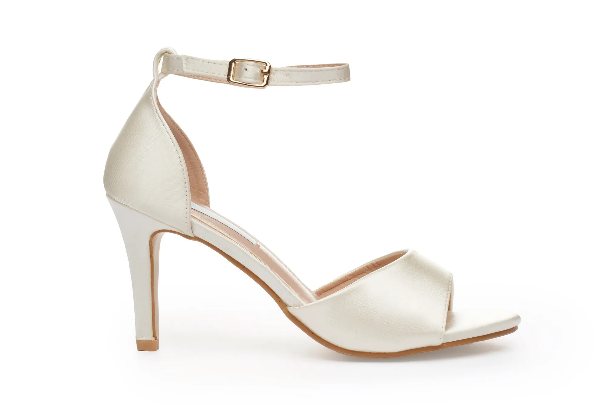 YNG00667 Sandales de mariée en satin confortables parfaites pour les célébrations de mariage