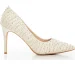 Talons de mariée avec talon stiletto de 9 cm, pompes de mariage ornées à la main – Lovin Bridal Alice
