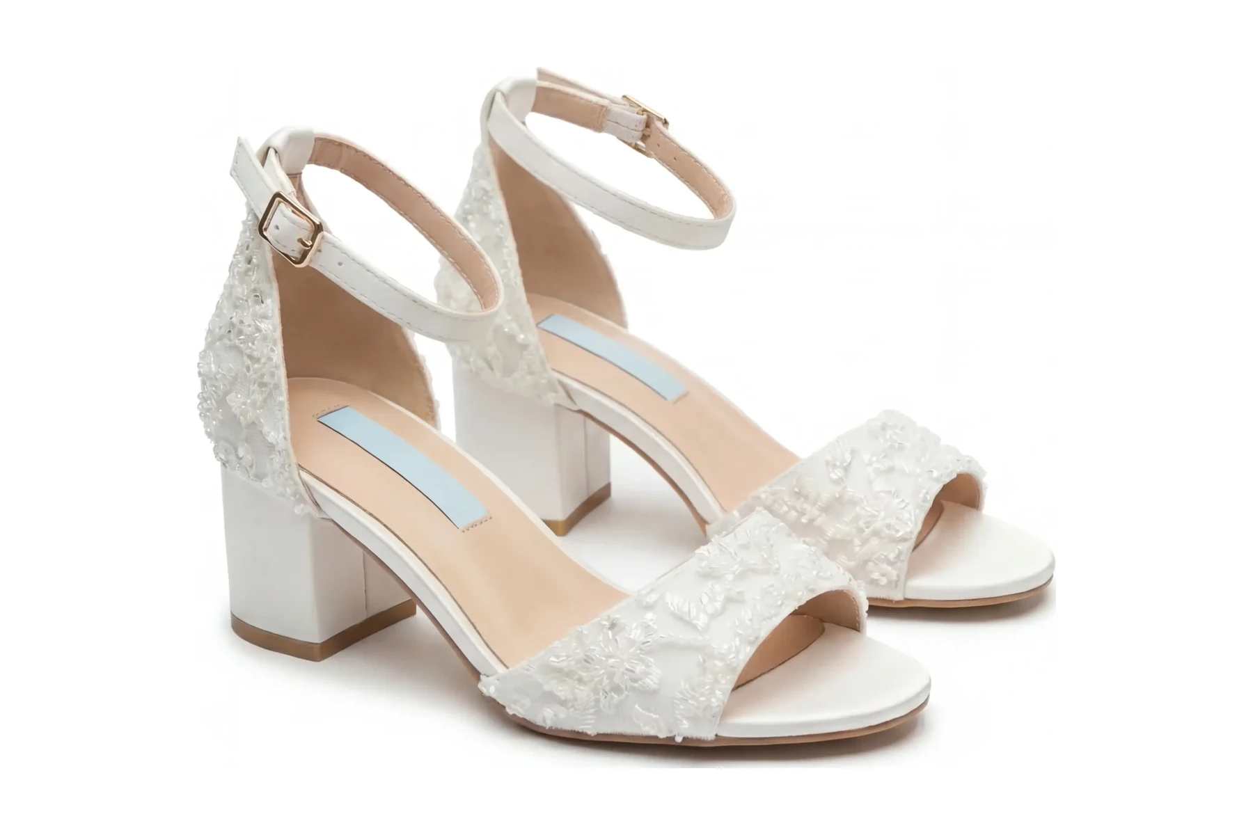 Sandales de mariée faites à la main – Rommy | Lovin Bridal Sandales de mariée artisanales, talons de mariage confortables en blanc et ivoire – Lovin Bridal Rommy