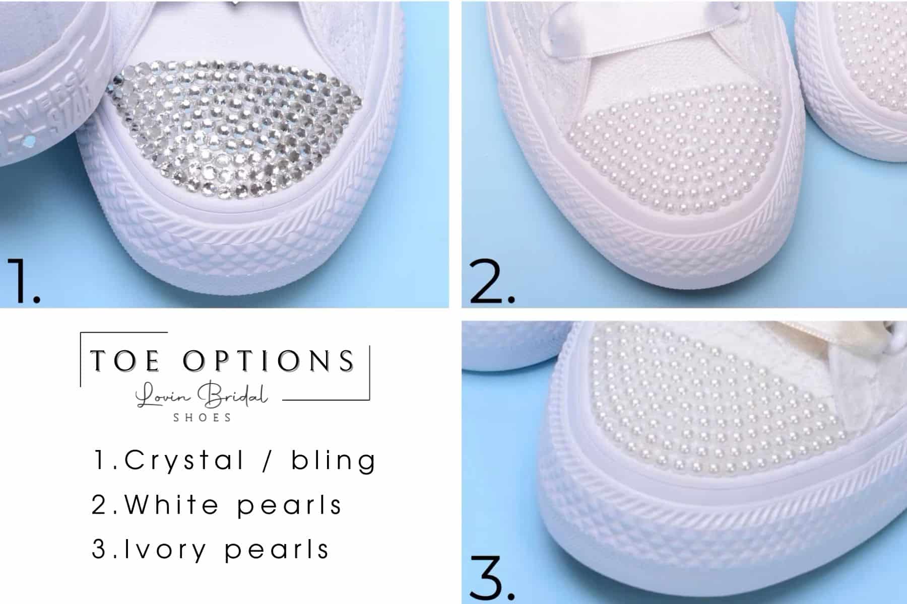 Chaussures de mariage en dentelle de perles – Claudia Chaussures de mariage confortables en dentelle de perles, ivoire – Lovin Bridal Claudia